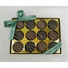 Oreo Cookies Dipped in Chocolate ( Gift of 12)